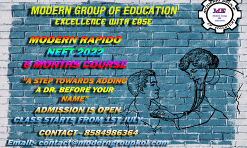 MODERN RAPIDO NEET 2022 (6 MONTHS COURSE)